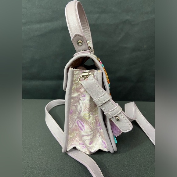 IPA-NIMA Nandina Embellished Crossbody Purse in Lavender Anthropologie boho - Picture 6 of 14